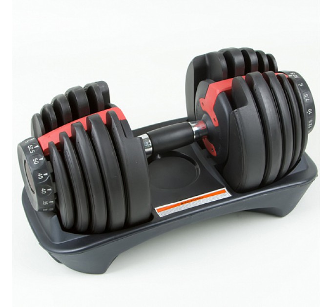 Гантель набірна 24кг 1шт LiveUp ADJUSTABLE DUMBBELL