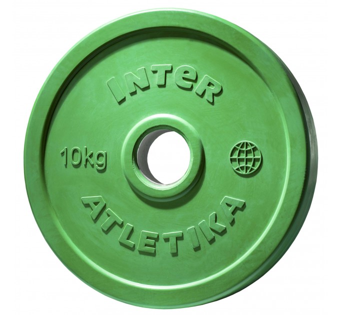 Диск InterAtletika LCA032-M 10 кг