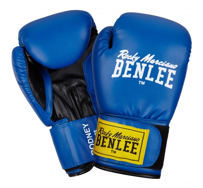 Боксерські рукавички Benlee Rodney 194007-3618 14 унцій синій-чорний