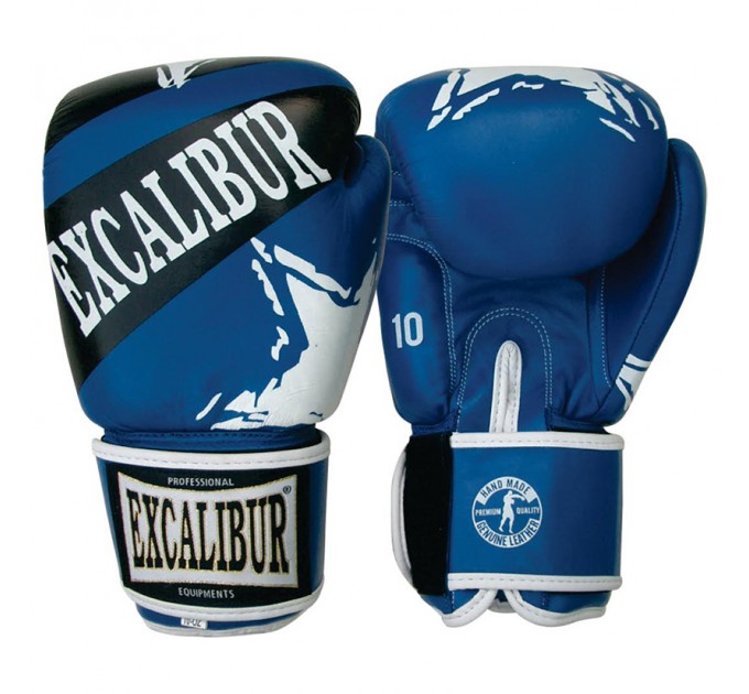 Боксерські рукавички Excalibur Forza 550-03-12 12 унцій синій
