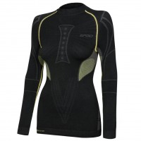 Термореглан Spaio Extreme W02 women чорний-зелений L